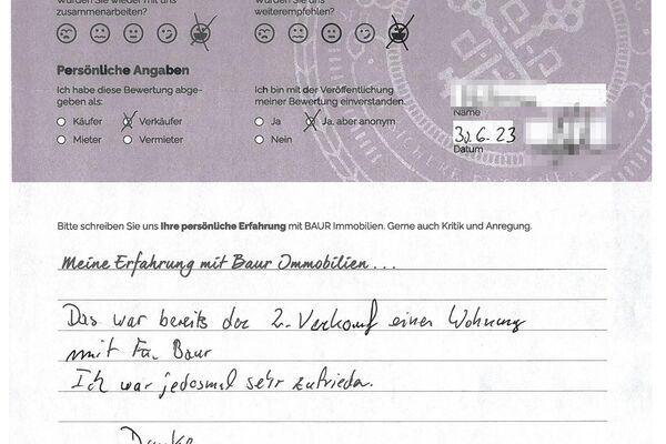 Bewertung von Herr H.