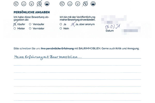 Bewertung von Herr K.