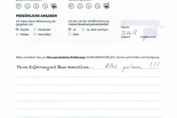 Bewertung von Frau L.