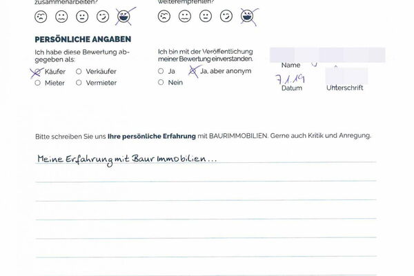 Bewertung von Herr S.