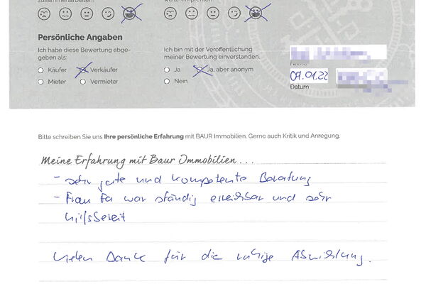 Bewertung von Herr S.