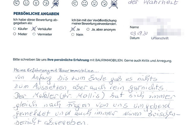 Bewertung von Herr S.