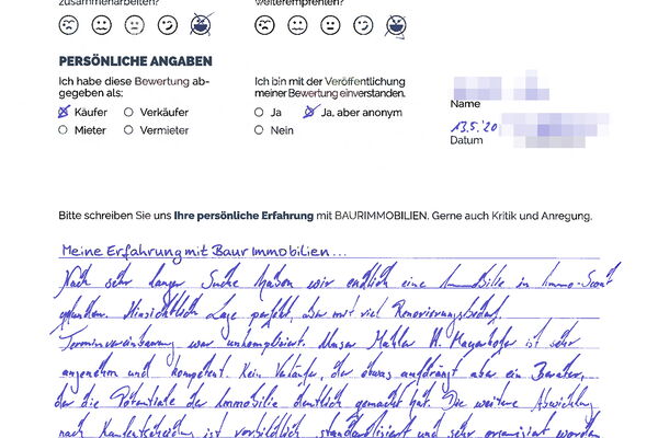 Bewertung von Herr L.