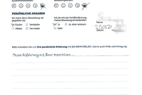 Bewertung von Herr S.