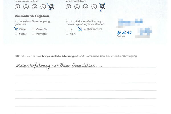 Bewertung von Herr H.