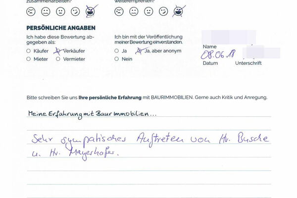 Bewertung von Herr L.