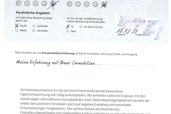 Bewertung von Herr R.