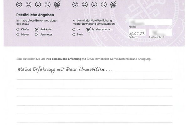 Bewertung von Eheleute T.