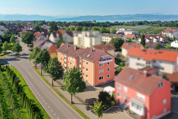 Wohnen am Bodensee - Sofort freie 3-Zimmer-Wohnung mit sonnigem Balkon in Kressbronn!