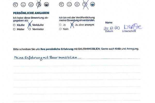 Bewertung von Herr H.