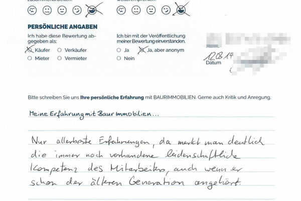 Bewertung von Herr B.