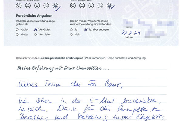 Bewertung von Herr S.