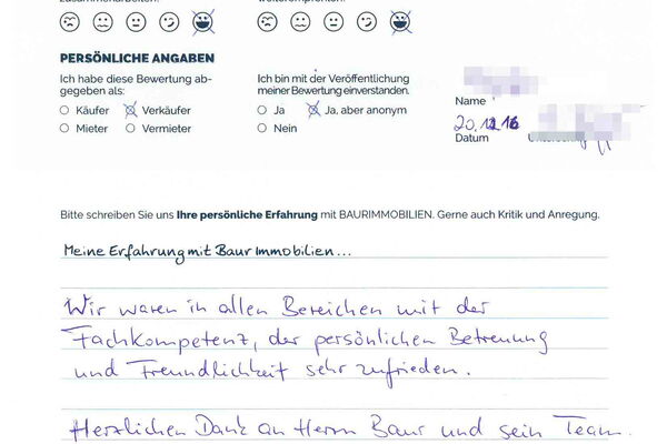 Bewertung von Eheleute P.