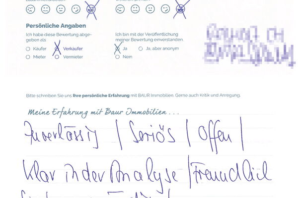 Bewertung von Eheleute R.