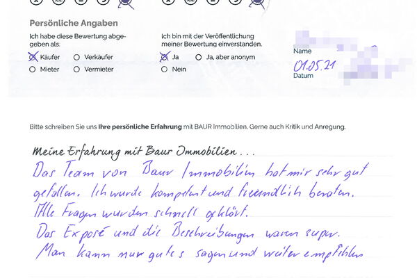 Bewertung von Herr R.