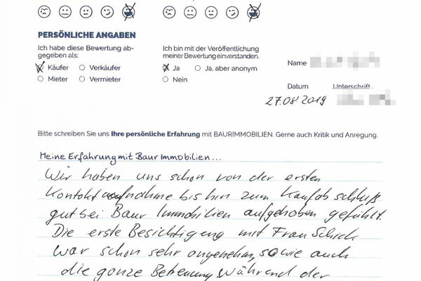 Bewertung von Herr S.