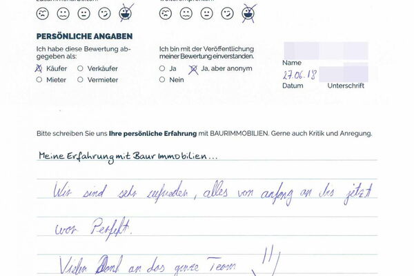 Bewertung von Herr B.