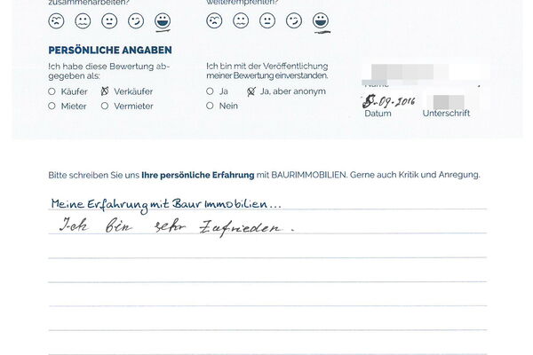 Bewertung von Herr D.