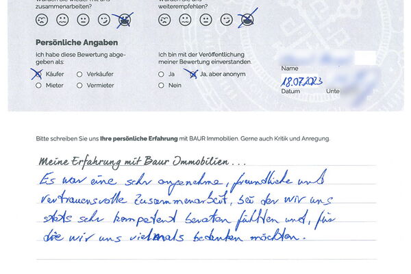 Bewertung von Herr H.