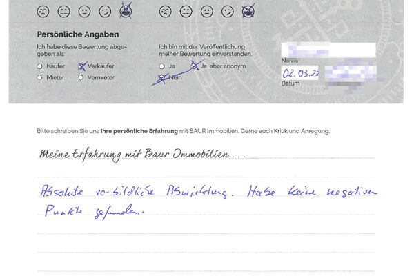 Bewertung von Herr S.