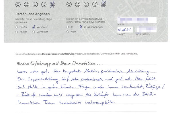 Bewertung von Herr T.