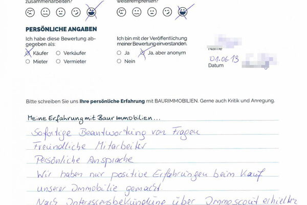 Bewertung von Herr T.