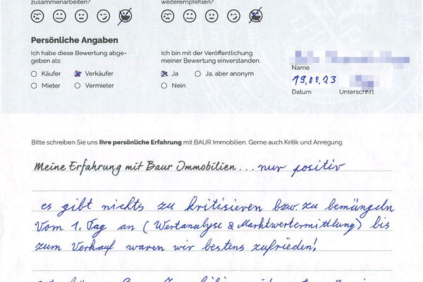 Bewertung von Eheleute R.