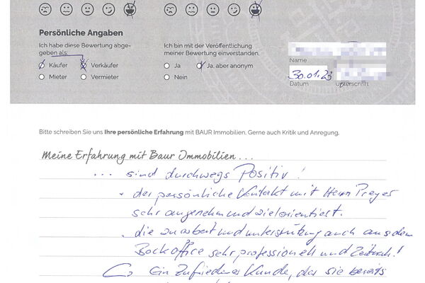 Bewertung von Herr B.