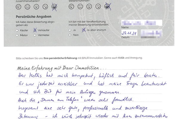 Bewertung von Frau R.