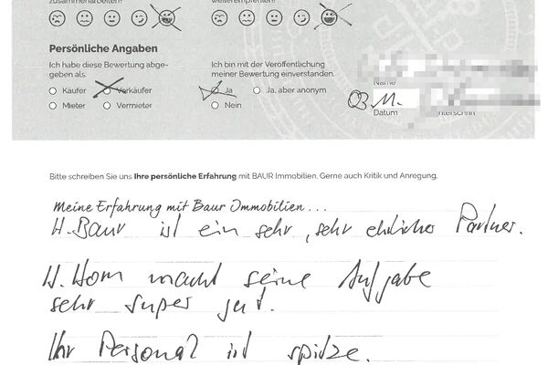 Bewertung von Herr S.