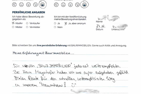 Bewertung von Fam. P.