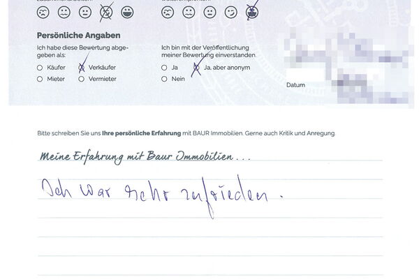 Bewertung von Herr C.