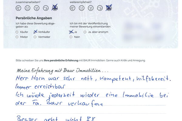 Bewertung von Herr R.