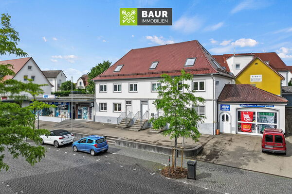 Mehrfamilienhaus & Gewerbeareal im Zentrum von Bad Schussenried"