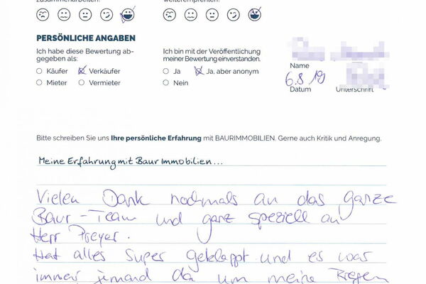 Bewertung von Frau R.