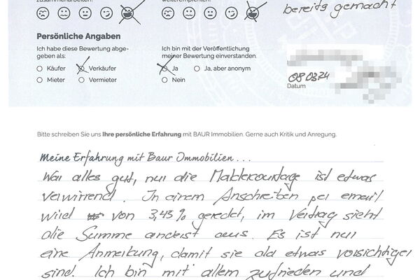 Bewertung von Frau L.