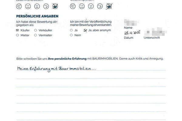 Bewertung von Eheleute R.