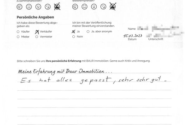 Bewertung von Herr S.