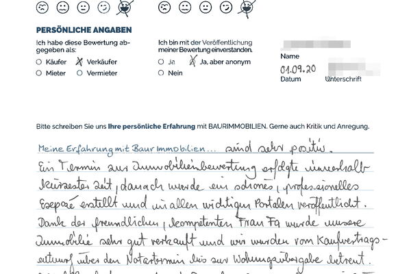 Bewertung von Herr G.