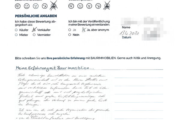 Bewertung von Herr S.