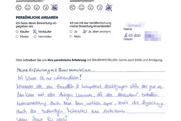 Bewertung von Frau und Herr K.