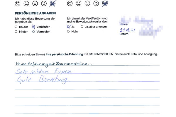 Bewertung von Herr R.