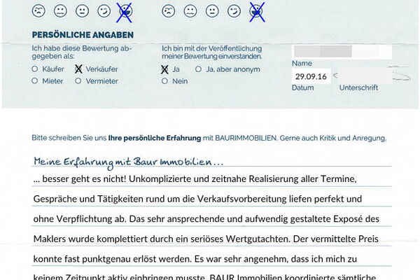 Bewertung von Herr B.