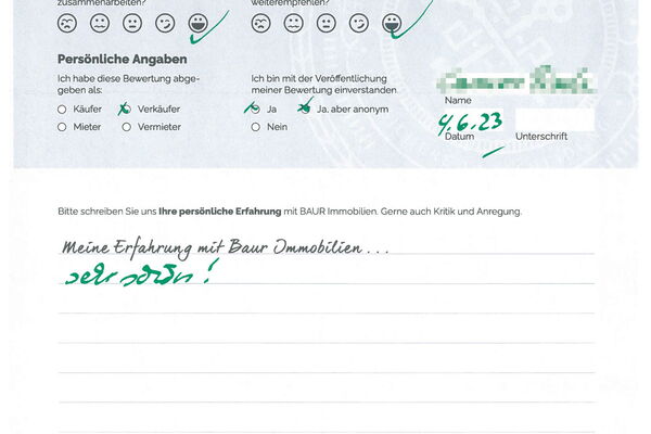 Bewertung von Frau E.