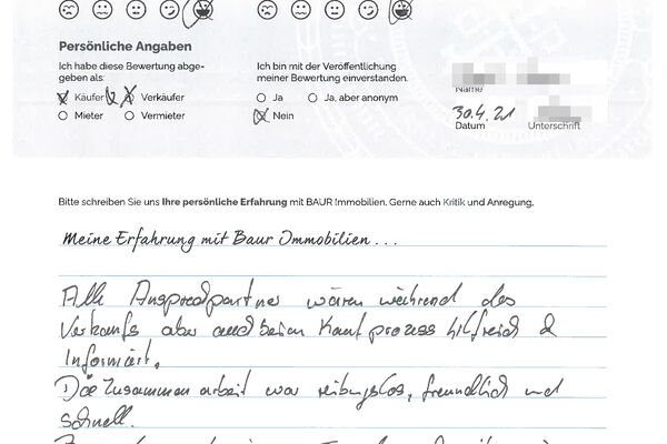 Bewertung von Herr L.