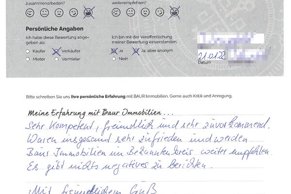 Bewertung von Frau L.