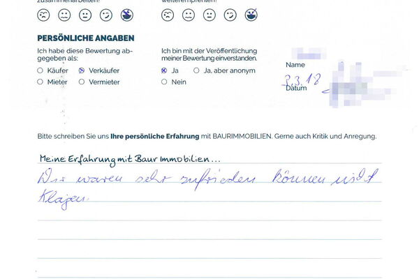 Bewertung von Herr S.